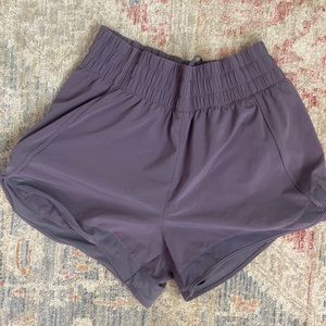 Athleta High Rise Mesh Racer Run 3" Short